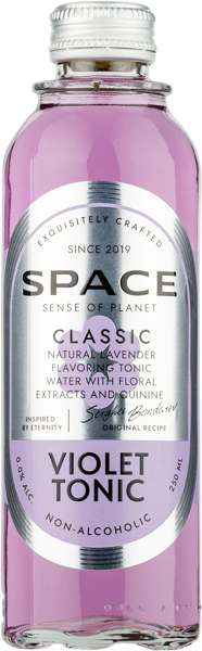 Изображение Напиток без сахара газ Спейс тоник виоллетта Космическая компания с/б, 0,25 л