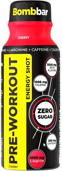Изображение Напиток пре-воркаут Бомббар вишня Фитнес Фуд п/б, 100 г