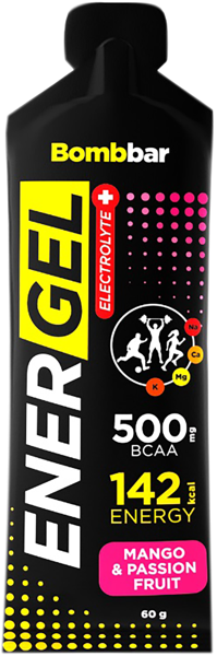 Изображение Гель питьевой энергетический Бомббар манго маракуйя Фитнес Фуд п/у, 60 г