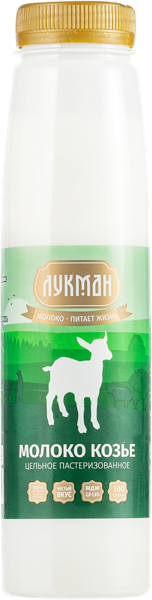 Изображение Молоко 2,8-5,6% козье Лукман Надеждинский КМК п/б, 300 мл