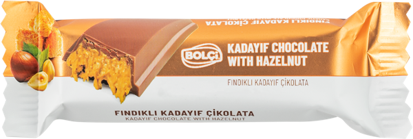 Изображение Шоколад молочный Болчи дубайский фундук и катаифи Болчи Чиколата м/у, 30 г