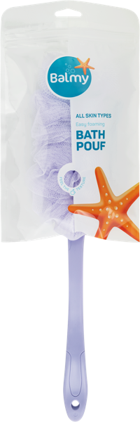 Изображение Мочалка для тела с ручкой Балми роза Балми м/у, 1 шт