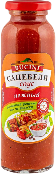 Изображение Соус томатный Бучини сацебели нежный Крук А А с/б, 250 мл