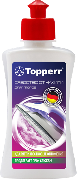Изображение Средство для утюгов Топперр от накипи ЕвроТек ООО п/у, 250 мл