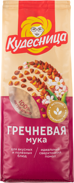 Изображение Мука гречневая КУдесница Петербургский МК м/у, 500 г