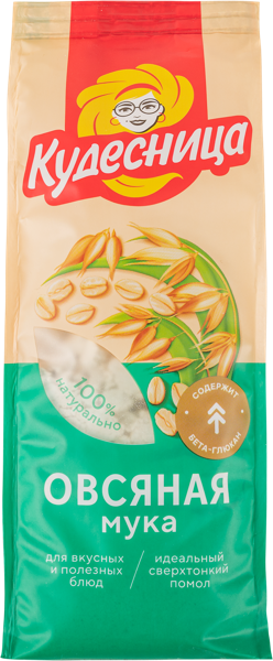 Изображение Мука овсяная КУдесница Петербургский МК м/у, 500 г