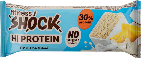 Изображение Батончик протеиновый Фитнес шок пина колада Фитнес десерты м/у, 40 г