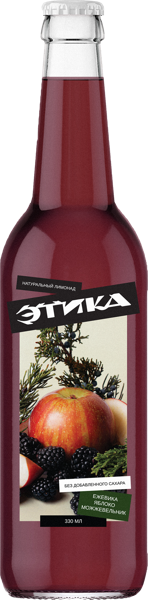 Изображение Напиток газ Этика Ежевика Яблоко Корица ВЛ с/б, 0,33 л