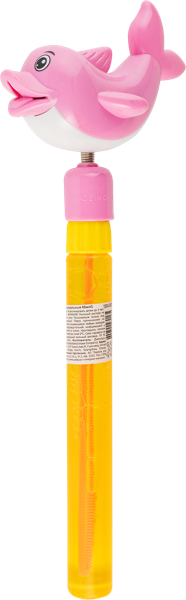 Изображение Мыльные пузыри 60мл Веселая затея дельфин музыкальный Дженерал Консолидатед п/у, 1 шт