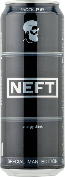 Изображение Напиток Энергетический Нефть лайм Нефть Энерджи Фуд ж/б, 0,45 л