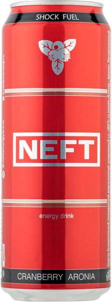 Изображение Напиток Энергетический Нефть клюква арония Нефть Энерджи Фуд ж/б, 0,45 л