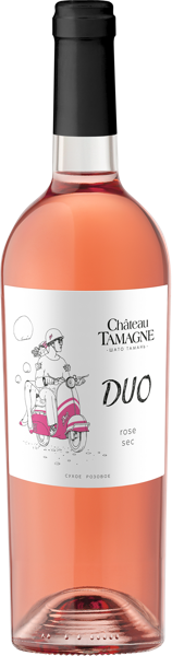 Изображение Вино розовое сухое Красностоп Анапский Мерло ЗГУ шато тамань дуо Кубань Вино с/б, 0,75 л