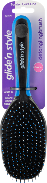 Изображение Расческа для волос Глиден стайл аргановое масло и кератин Реплин п/у, 1 шт