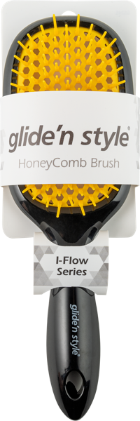 Изображение Расческа для всех типов волос Глиден стайл перфорированная Реплин п/у, 1 шт