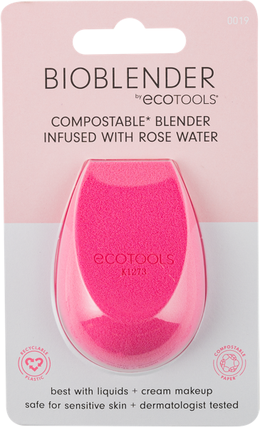 Изображение Спонж для кремового макияжа Экотолс с розовой водой Реплин м/у, 1 шт