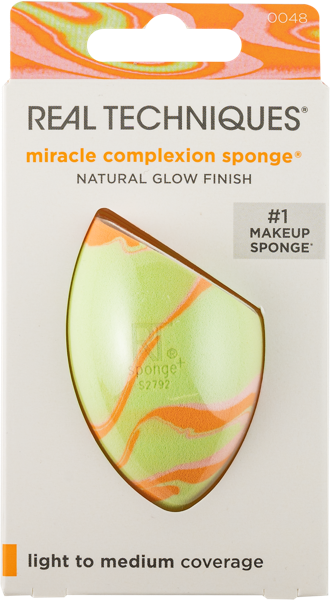 Изображение Спонж для макияжа Реал Техник оранж Реплин п/у, 1 шт