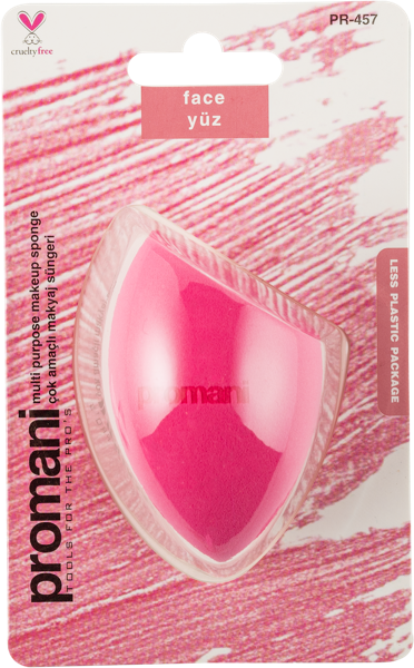 Изображение Спонж для макияжа Промани розовый Реплин п/у, 1 шт