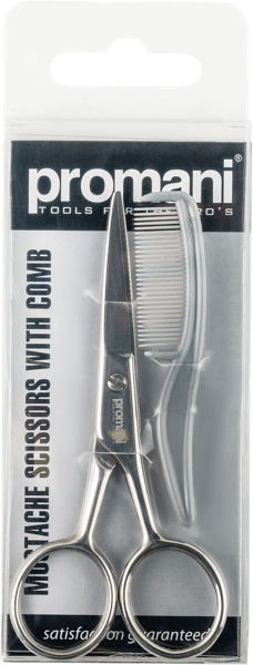 Изображение Ножницы для бороды Промани нержавеющая сталь Реплин п/у, 1 шт