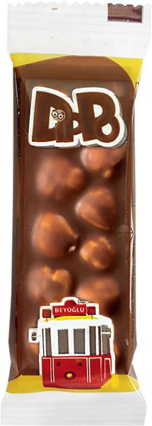 Изображение Шоколад молочный Диппо с цельным фундуком Зирве чиколата м/у, 25 г