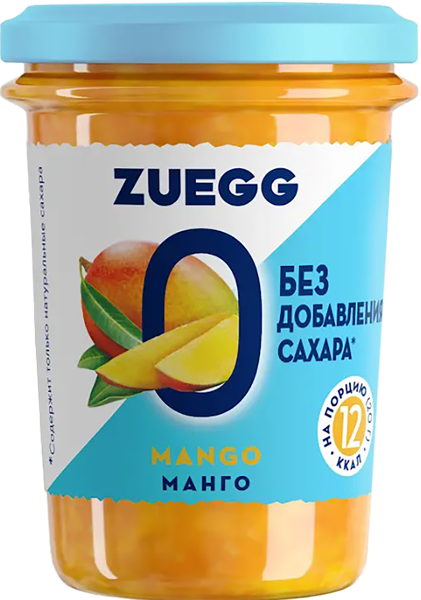 Изображение Конфитюр без сахара Цуегг манго Цуегг Дойчлэнд с/б, 220 г