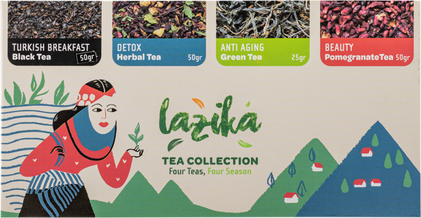 Изображение Чай Лазика 4 сезона ассорти Лазика к/у, 175 г