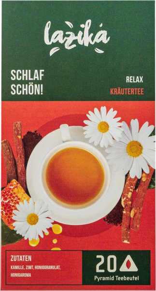 Изображение Напиток чайный в пакетиках Лазика мед ромашка корица Лазика к/у, 20*1,5 г