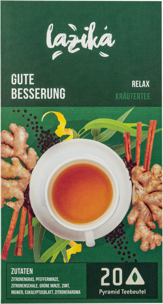 Изображение Напиток чайный в пакетиках Лазика мята лимон Лазика к/у, 20*1,5 г