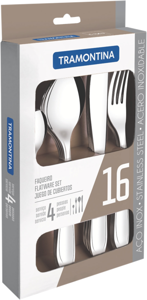 Изображение Набор столовых приборов Трамонтина маресиас на 4 персоны Трамонтина карт/уп, 1 шт
