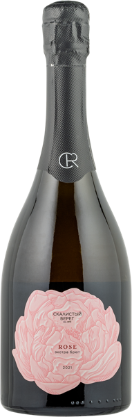 Изображение Вино игристое розовое брют Скалистый Берег розе Скалистый берег с/б, 0,75 л