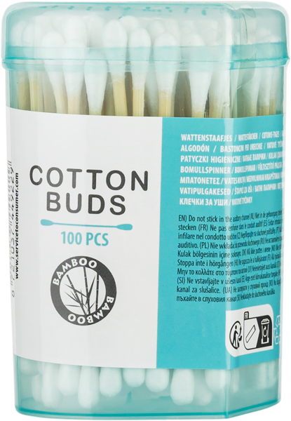 Изображение Ватные палочки Купман бамбуковые Купман Интернэшнл п/у, 100 шт
