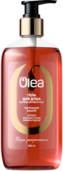 Изображение Гель для душа Олеа чарующая вишня Коттон Клаб п/у, 420 мл