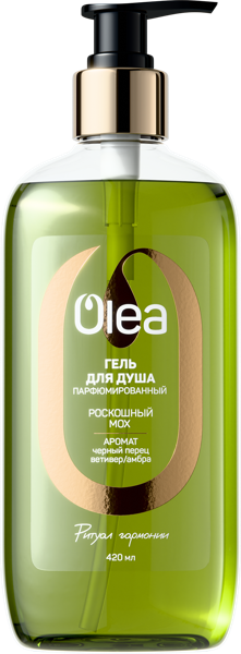 Изображение Гель для душа Олеа роскошный мох Коттон Клаб п/у, 420 мл