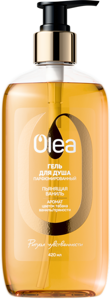 Изображение Гель для душа Олеа пьянящая ваниль Коттон Клаб п/у, 420 мл