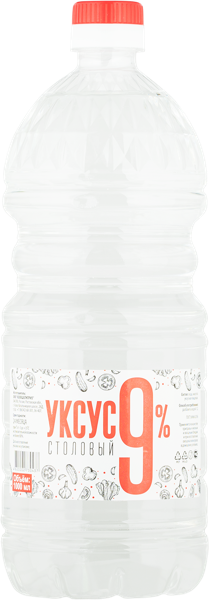 Изображение Уксус столовый 9% АзовШелкПриз АзовШелкПриз п/б, 1 л