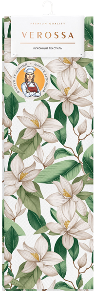 Изображение Фартук для кухни Веросса магнолия кремовый Нордтекс карт/уп, 1 шт