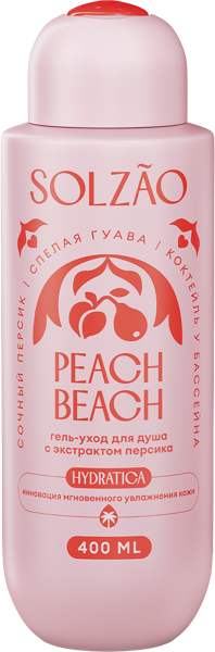 Изображение Гель для душа Солзао с экстрактом персика Капелла ООО п/у, 400 мл