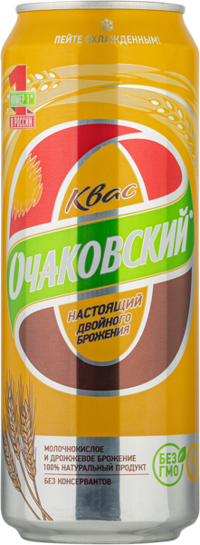Изображение Квас Очаковский квас Очаково ж/б, 0,45 л