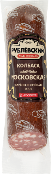 Изображение Колбаса в/к в/с Рублевский московская Рублевский МПЗ в/у, 270 г