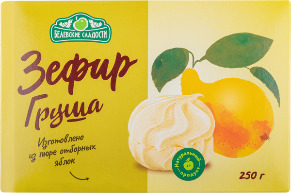 Изображение Зефир Белевские сладости груша Белевские сладости кор, 250 г