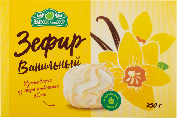 Изображение Зефир Белевские сладости ванильный Белевские сладости кор, 250 г