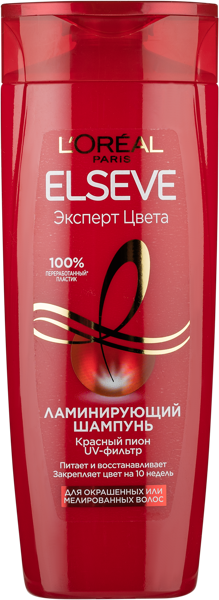 Изображение Шампунь для окрашенных волос Эльсев эксперт цвета ламинирующи Лореаль п/у, 400 мл