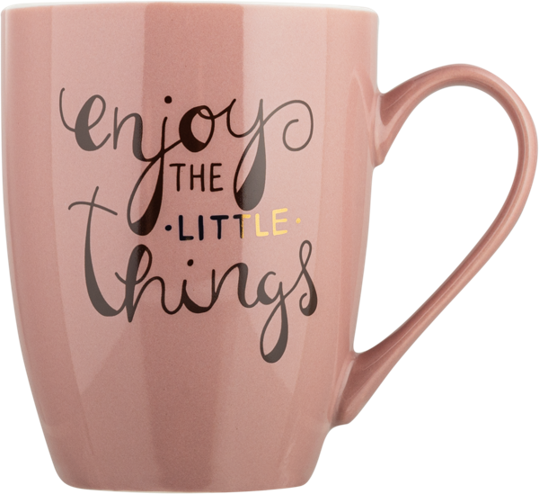 Изображение Кружка 340мл Лефард позитив розовая Лефард , 1 шт