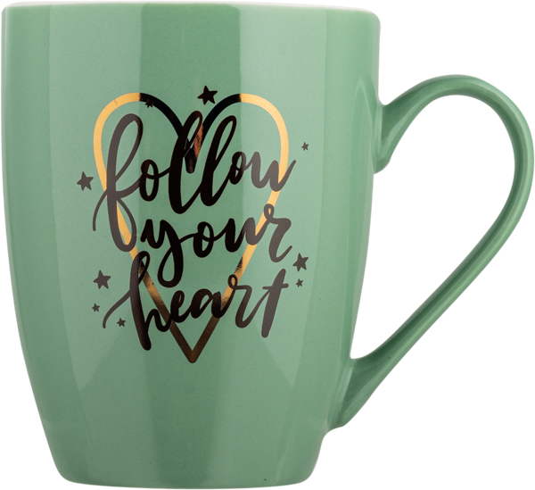 Изображение Кружка 340мл Лефард позитив зеленая Лефард , 1 шт