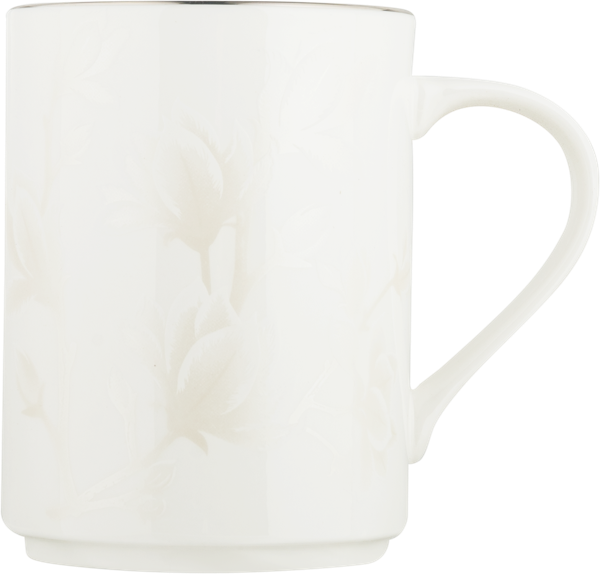 Изображение Кружка 400мл белая Лефард медиссон цветы Лефард , 1 шт