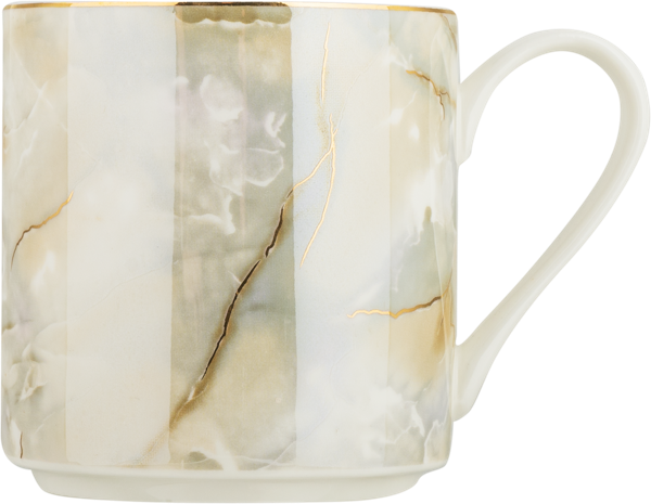 Изображение Кружка 360мл бежевая Лефард топ стайл мрамор Лефард , 1 шт