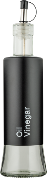 Изображение Бутылка 320мл для масла Лефард черная с дозатором Лефард , 1 шт