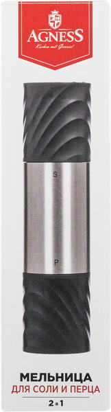 Изображение Мельница 21см для специй Агнесс серая Агнесс , 1 шт