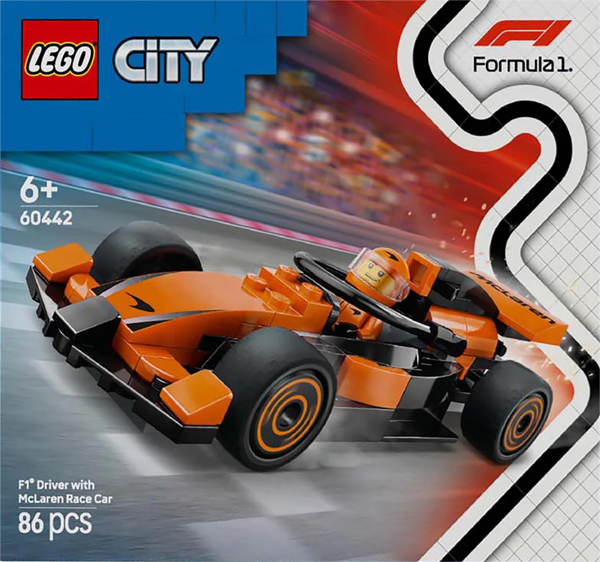 Изображение Конструктор с 6 лет 60442 Лего город гонщик F1 Лего к/у, 1 шт