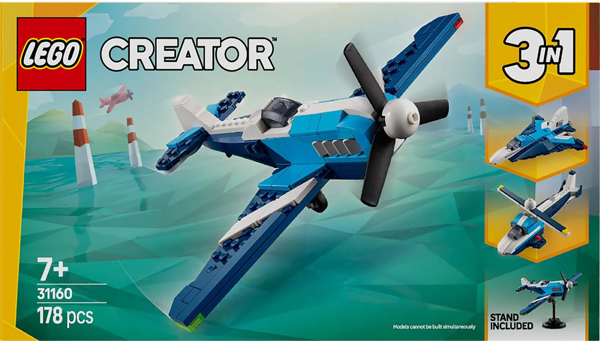 Изображение Конструктор с 7 лет 31160 Лего криэйтор спортивный самолёт 3в1 Лего к/у, 1 шт