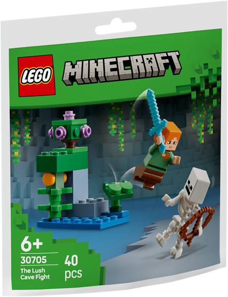 Изображение Конструктор с 6 лет 30705 Лего майнкрафт бой в пещере Лего м/у, 1 шт